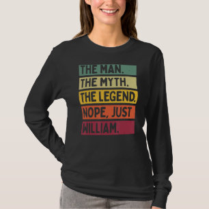 Camiseta Mens El Hombre El Mito La Leyenda No Sólo William