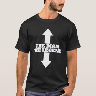 Camiseta Mens El Hombre La Leyenda El Hombre La Leyenda Mac