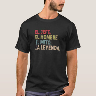 Camiseta Mens el jefe el hombre el mito la leyenda abuelo