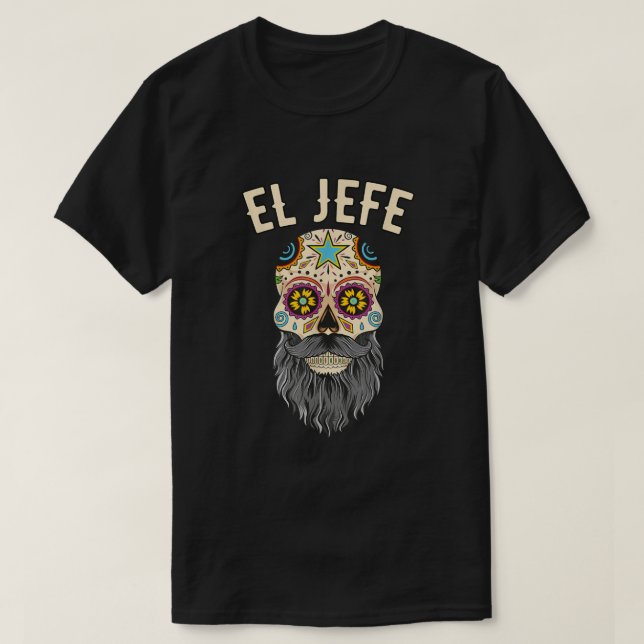 Camiseta Mens El Jefe Hombres el Jefe Aburrido Día del Crán (Diseño del anverso)