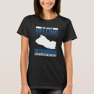 Camiseta Mens El Salvador Bandera Salvadoreña