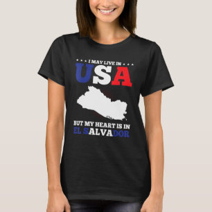 Camiseta Mens El Salvador Bandera Salvadoreña 3