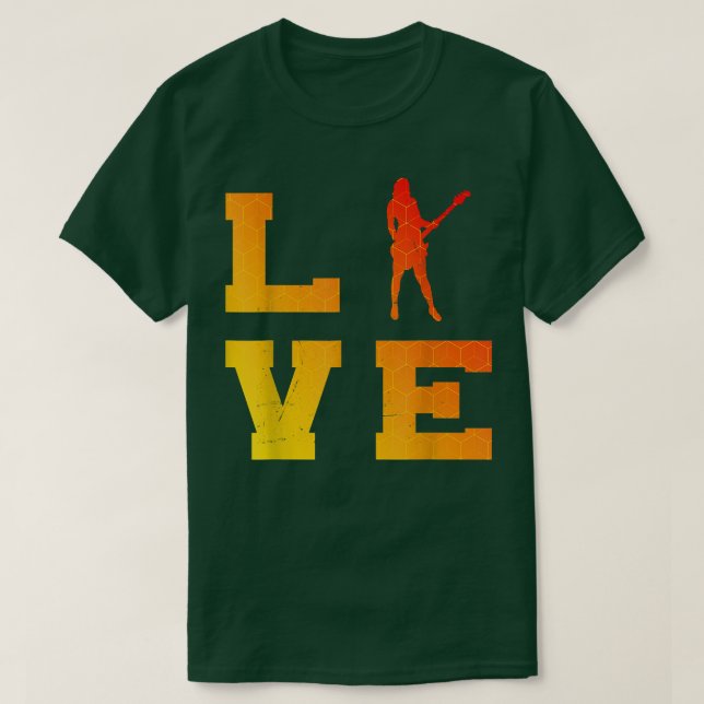 Camiseta Mens electric guitar 2351 (Diseño del anverso)