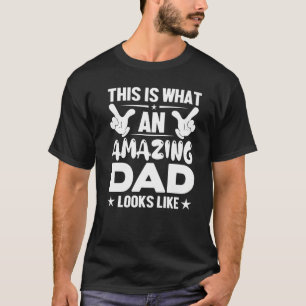 Camiseta Mens Esto es lo que parece un papá asombroso Premi