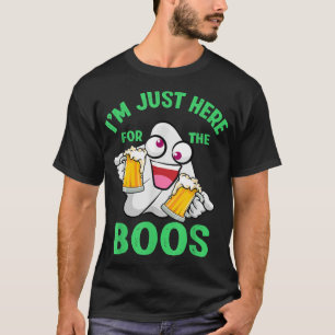 Camiseta Mens, estoy aquí por la droga de cerveza Boos Hall