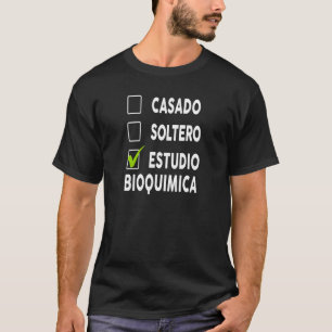 Camiseta Mens Estudio Bioquímica