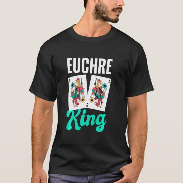 Camiseta Mens Euchre King (Anverso)