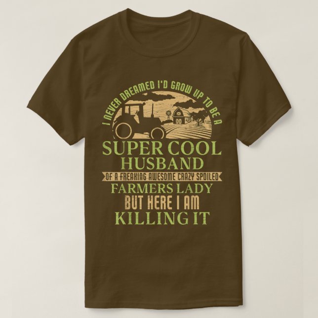 Camiseta Mens Farm Farming Farmer  (Diseño del anverso)