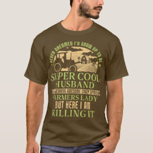 Camiseta Mens Farm Farming Farmer