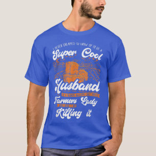 Camiseta Mens Farmer Husband Agriculture Farming Farm
