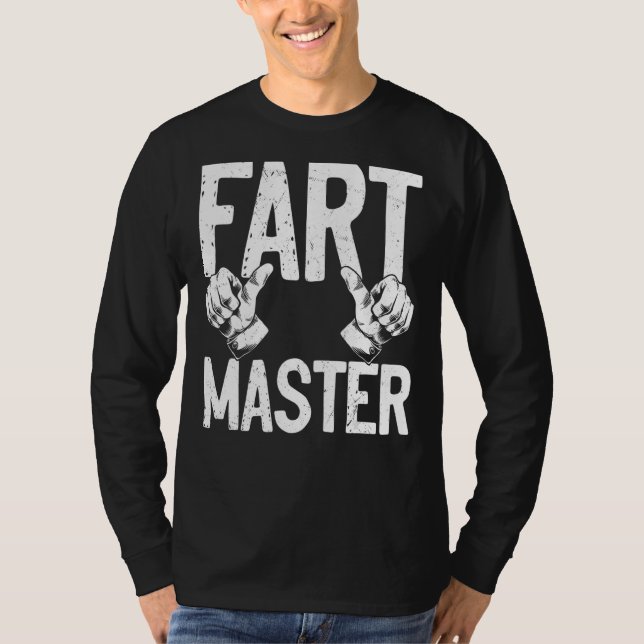 Camiseta Mens Farting Men Fart Master (Anverso)