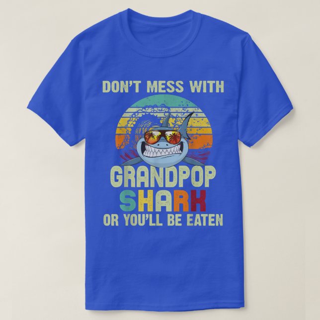 Camiseta Mens Fathers Day Gift For Papa  Dont Mess With Gra (Diseño del anverso)
