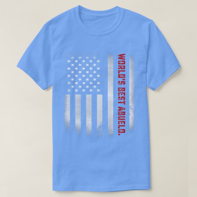 Camiseta Mens Fathers Day Gift Tee  World's Best Abuelo Eve (Diseño del anverso)