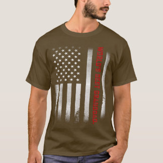 Camiseta Mens Fathers Day Gift Tee  World's Best Granddad E