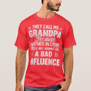 Camiseta Mens Father's Day They Call Me Grandpa Grandfather