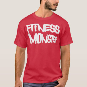 Camiseta Mens FITNESS MONSTER Gym Fitness Workout Bodybuild