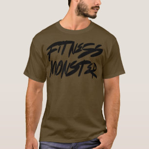 Camiseta Mens FITNESS MONSTER Gym Fitness Workout Bodybuild