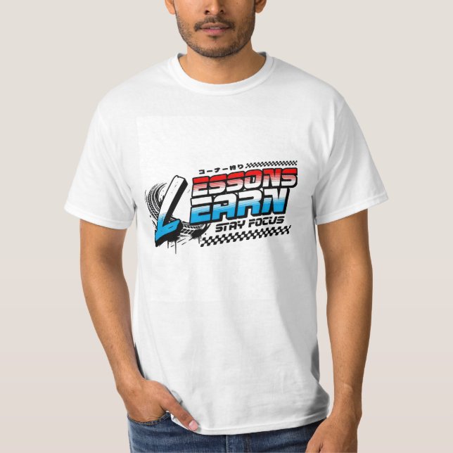 CAMISETA MEN'S FOCUS LESSONS LEARN VALUE T-SHIRT  (Anverso)