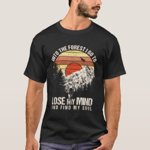 Camiseta Mens Forest Trees Adventurer Senderismo Natural Lo