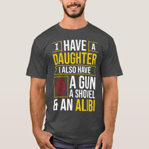 Camiseta Mens Funny Alibi Party Night Joke Quotes Sarcastic
