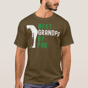 Camiseta Mens Funny Best Grandpa By Par Father's Day Golf G