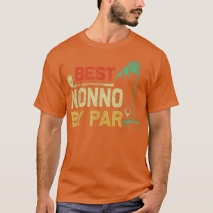 Camiseta Mens Funny Best Nonno By Par Father's Day Golf Lov