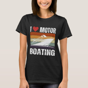 Camiseta Mens Funny Boater Life Speed Bote Capitán Amo M