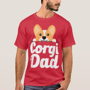 Camiseta Mens Funny Corgi Dog Lover Corgi Dad 