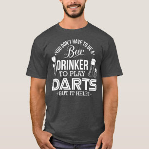Camiseta Mens Funny Darny Player Beer Drinker Design