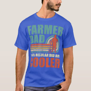 Camiseta Mens Funny Farmer Dad Like A Regular Dad But Coole