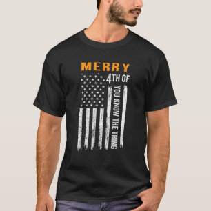 Camiseta Mens Funny Joe Biden Dazed Merry 4Th Of You Know T