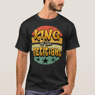 Camiseta Mens Funny King Of Dietitians Keto Dietician Ketog