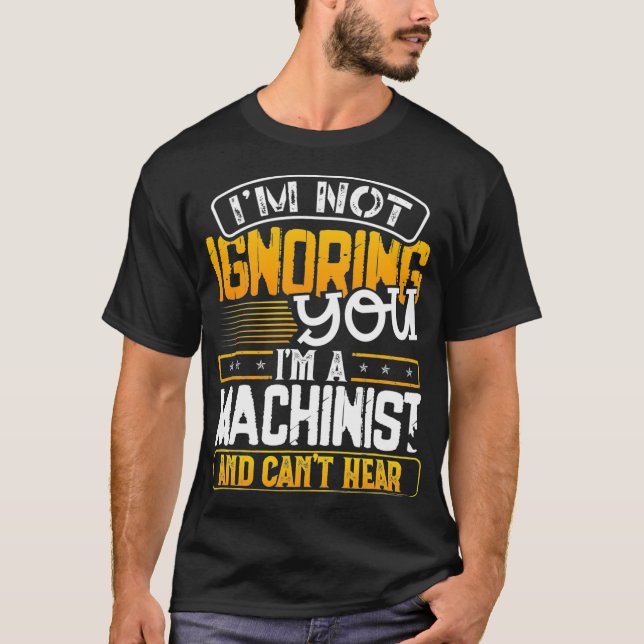 Camiseta Mens Funny Machinist Operator Vintage Fathers (Anverso)