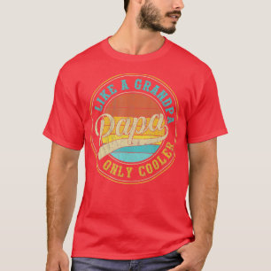 Camiseta Mens Funny papá definición retro Papa como un abue