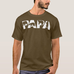 Camiseta Mens Funny Papa Oso Papá Noel Oso Funny Padres D
