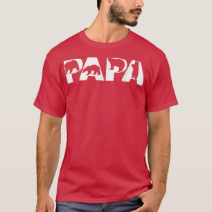 Camiseta Mens Funny Papa Oso Papá Noel Oso Funny Padres D
