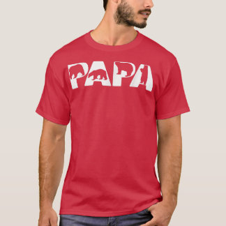 Camiseta Mens Funny Papa Oso Papá Noel Oso Funny Padres D