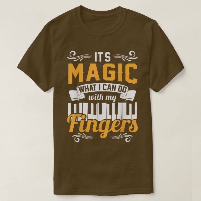 Camiseta Mens Funny Piano Musician Music Lover Pianist  (Diseño del anverso)
