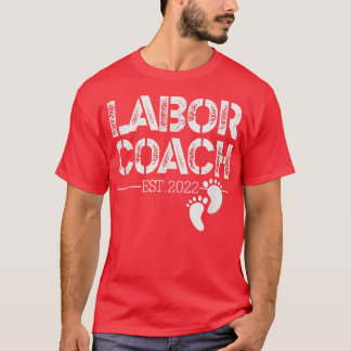 Camiseta Mens Funny Pregnancy Announcement Quote Labor Coac