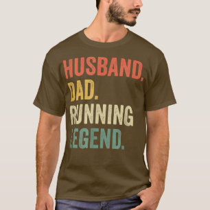 Camiseta Mens Funny Runner Husband: Papá Corriendo Leyenda 