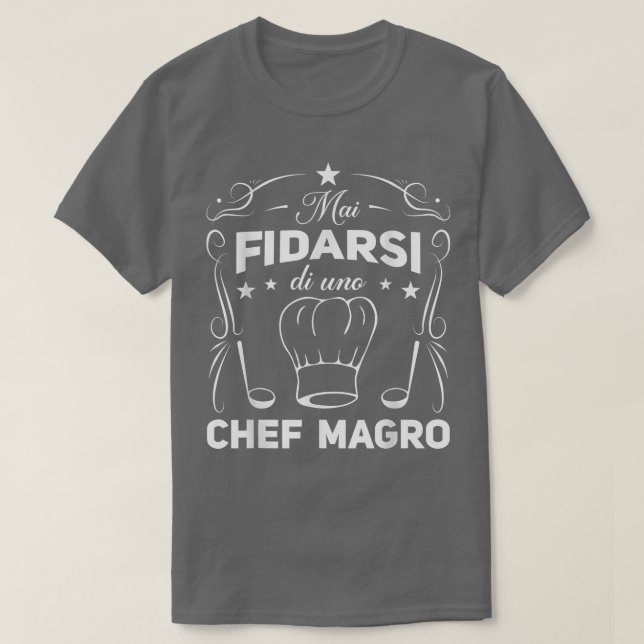 Camiseta Mens Funny Sayings Chef Cocinando Regalos (Diseño del anverso)