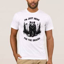 Camiseta Mens Funny Snack Shirt
