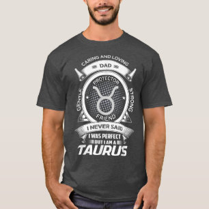 Camiseta Mens Funny Taurus Zodiac Dad