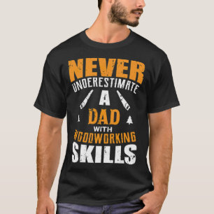 Camiseta Mens Funny Woodworking Lover Dad diseño donut astr
