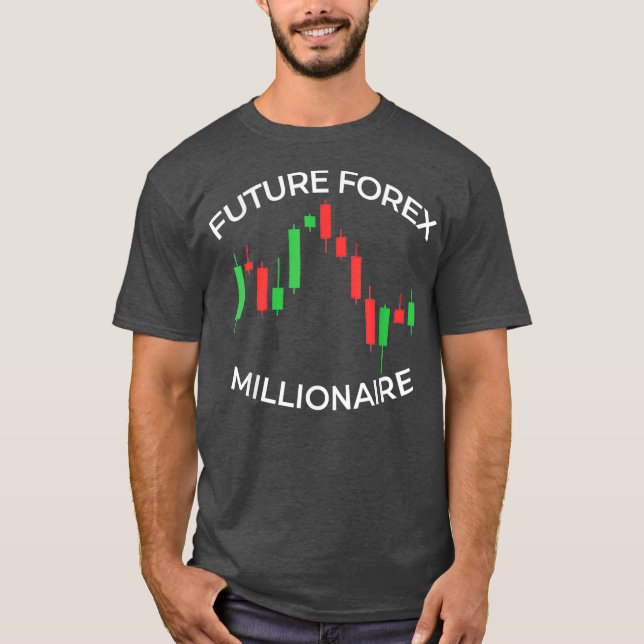 Camiseta Mens Future Forex Millionaire Day Trader Stock (Anverso)