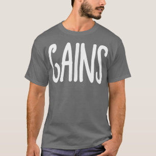 Camiseta Mens GAINS Gym Fitness Workout Bodybuilding Motiva