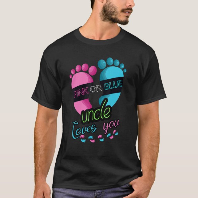 Camiseta Mens Gender Reveal Party Team Baby Shower Pinkness (Anverso)