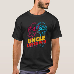 Camiseta Mens Gender Revelan Fiesta Equipo Baby Shower Pink