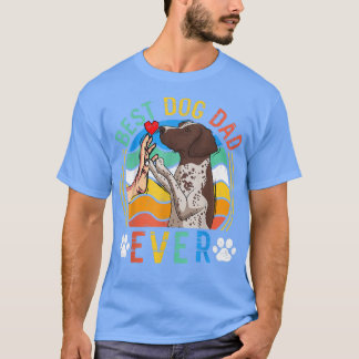 Camiseta Mens German Shorthaired Pointer Best Dog Dad Ever 