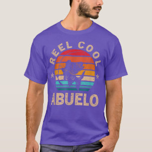 Camiseta Mens Gift For Fathers Day Tee Reel Cool Abuelo Fi